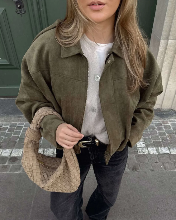 Jadwiga | Kurtka Suede Urban Touch