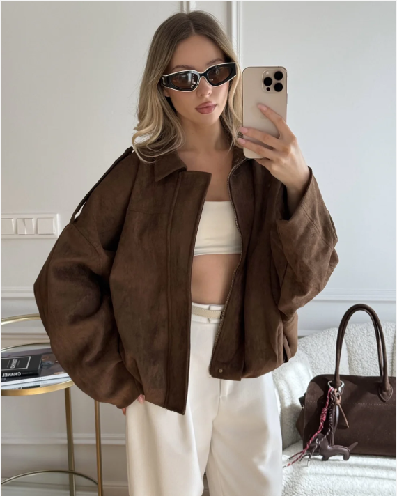 Jadwiga | Kurtka Suede Urban Touch