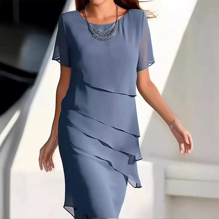 Zofia elegancka sukienka warstwowa