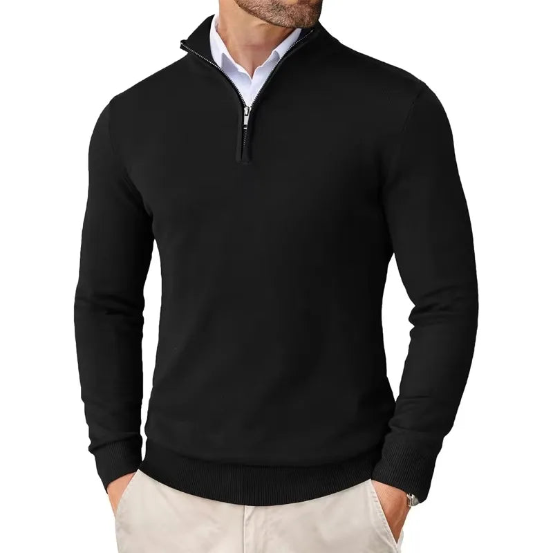 Konrad | Sweter Zip Modern Classic