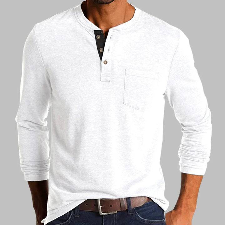 Kacper koszulka Henley męska