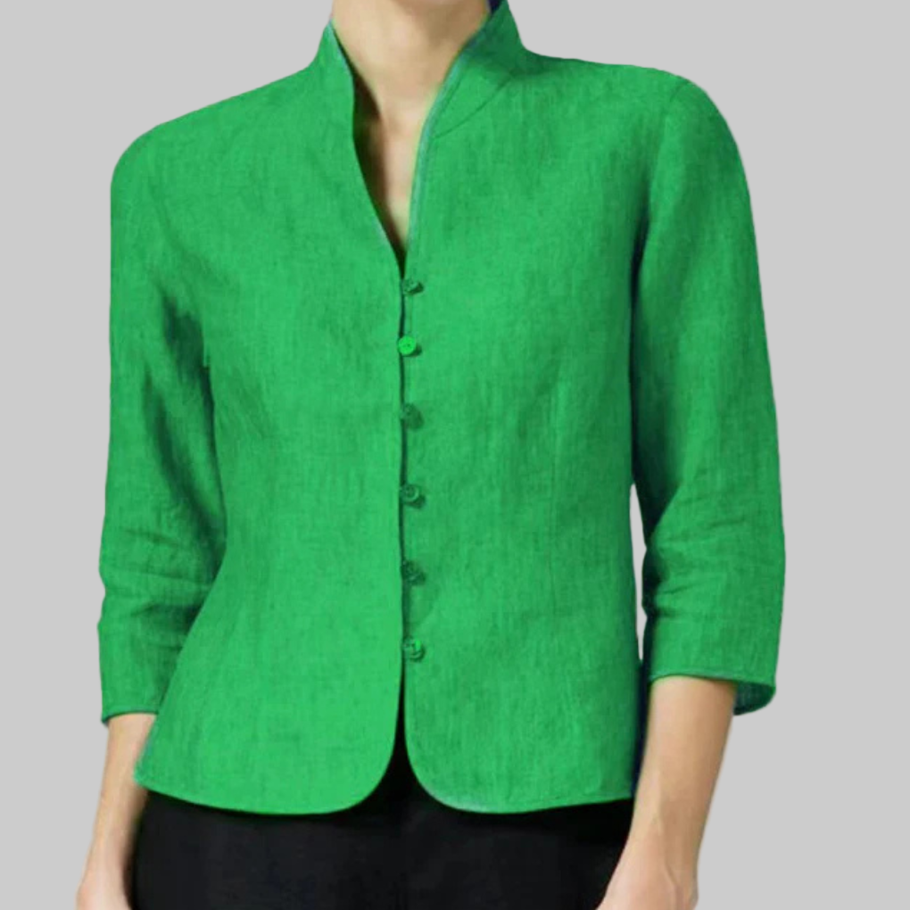 Genowefa | Lniana Bluzka Pure Linen