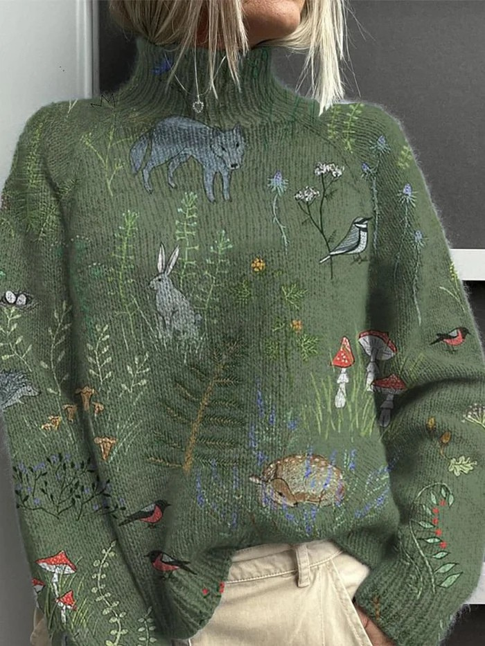 Jadwiga | Sweter Forest Harmony