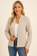 Nadia | Kurtka Soft Texture Zip