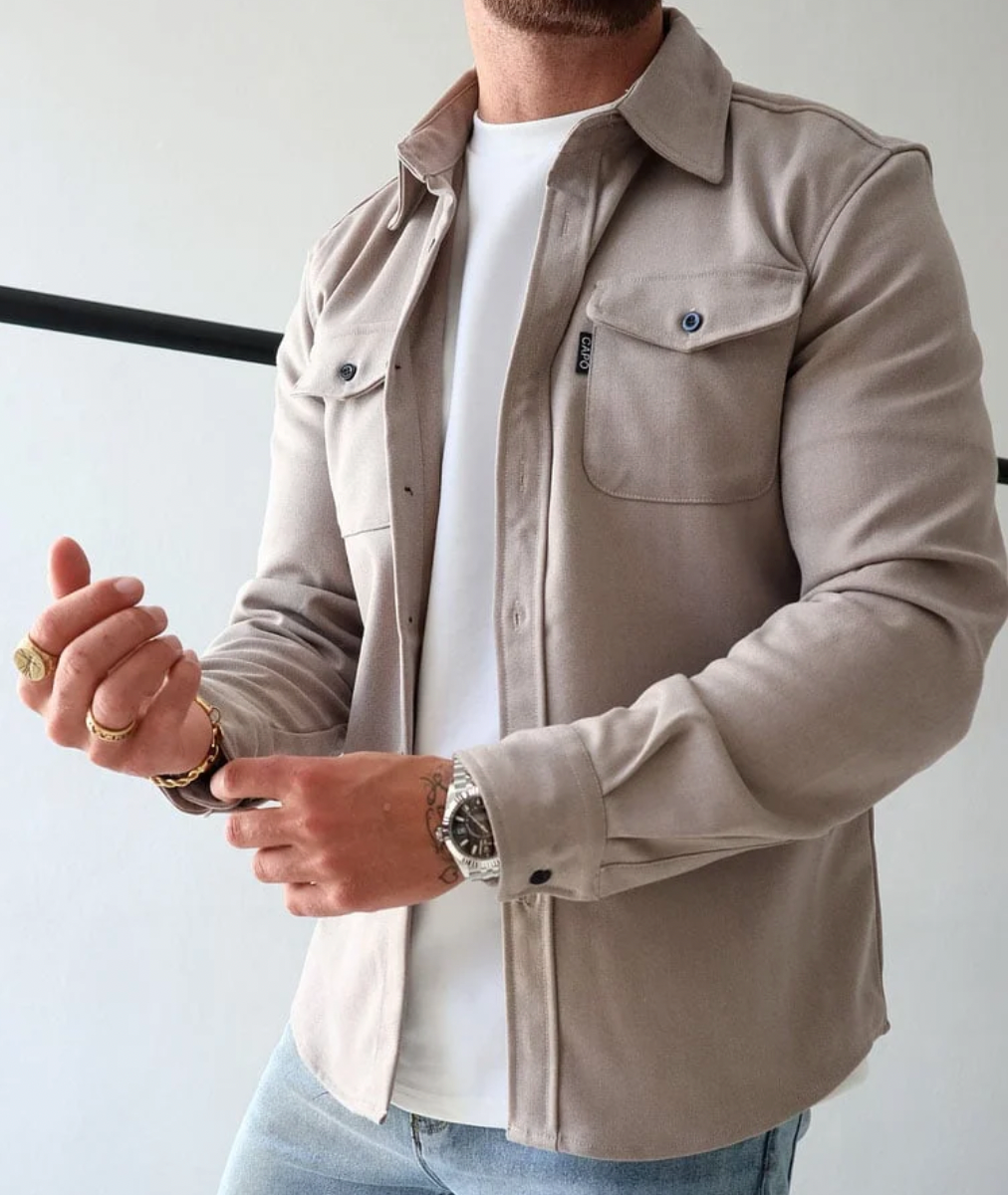 Oskar | Koszula Kurtka Męska Overshirt