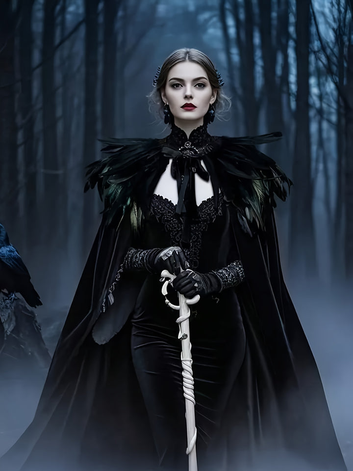 Kalina75 | Peleryna z kapturem na Halloween