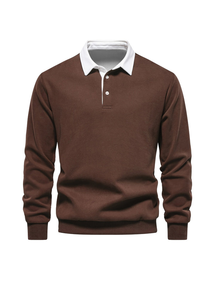 Dawid bluza polo z długim rękawem