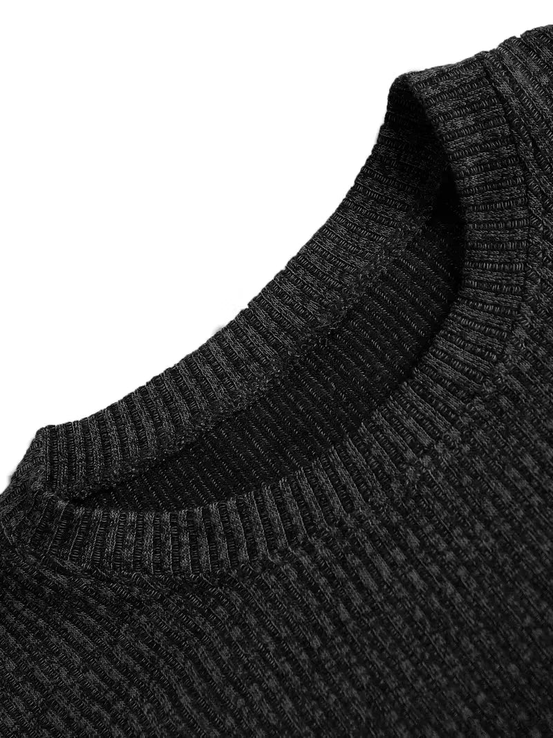 Alan | Męski T-Shirt z Fakturą Jacquard