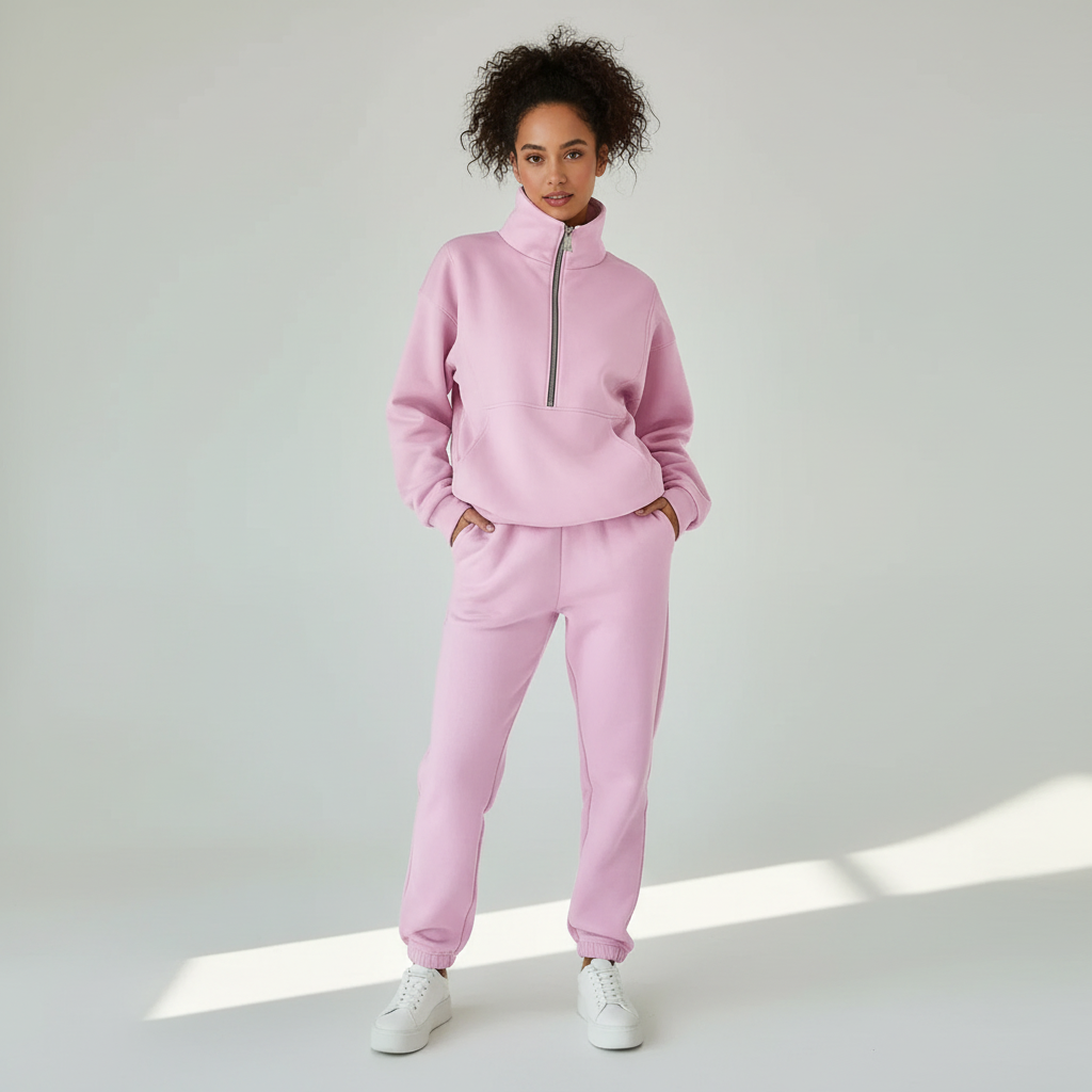 Ewelina | Komplet Lounge Half Zip Balance