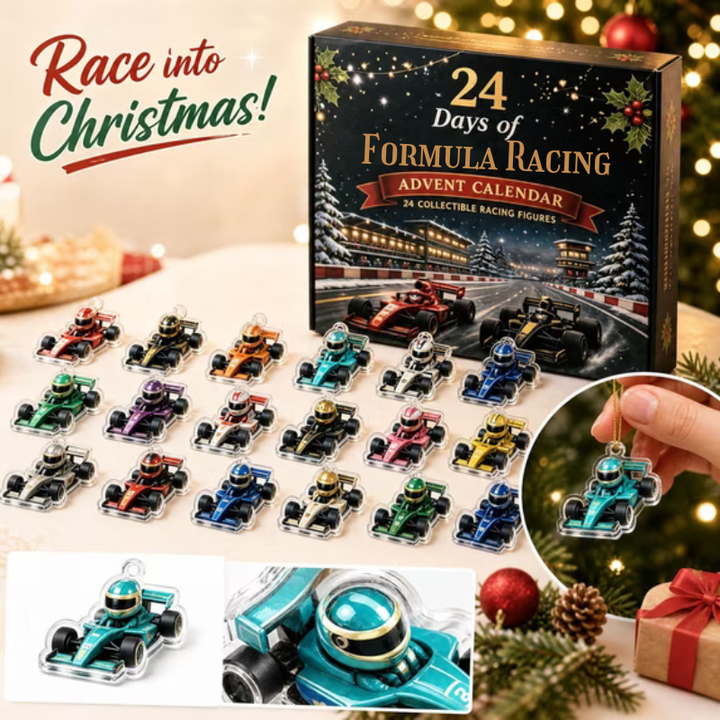Zenobia | Kalendarz adwentowy z samochodami wyścigowymi