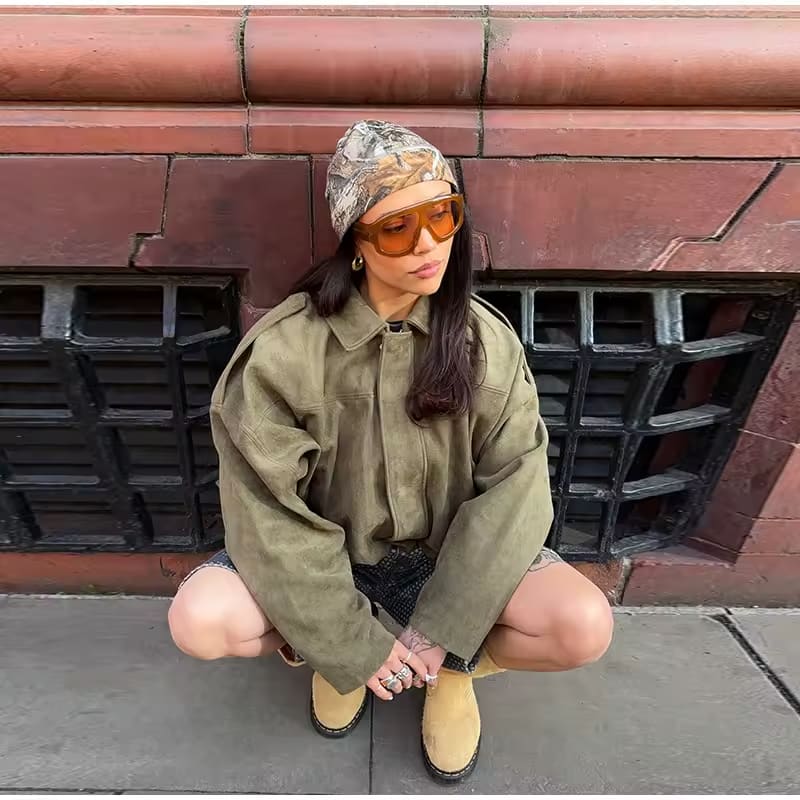 Jadwiga | Kurtka Suede Urban Touch