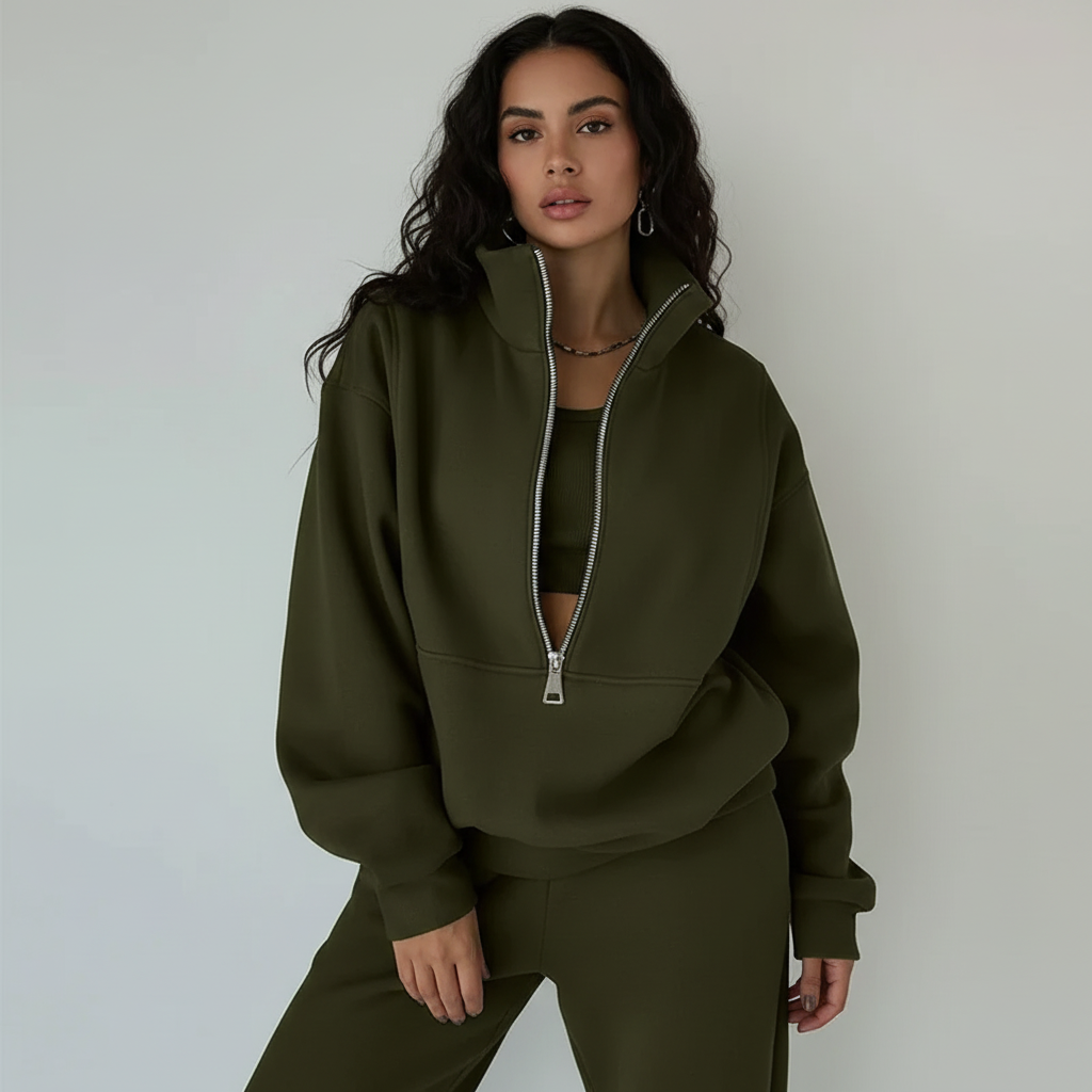 Ewelina | Komplet Lounge Half Zip Balance