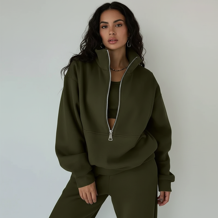 Ewelina | Komplet Lounge Half Zip Balance