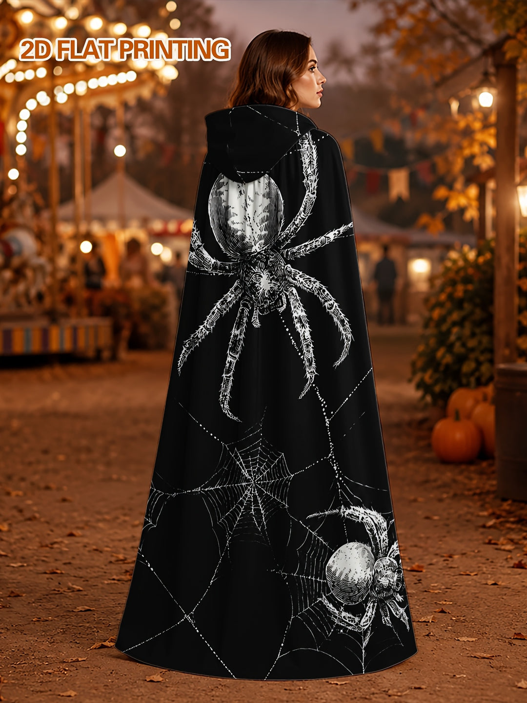 Aniela | Peleryna z kapturem na Halloween