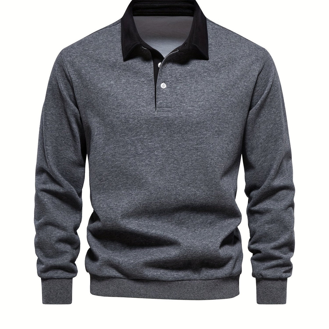 Dawid bluza polo z długim rękawem