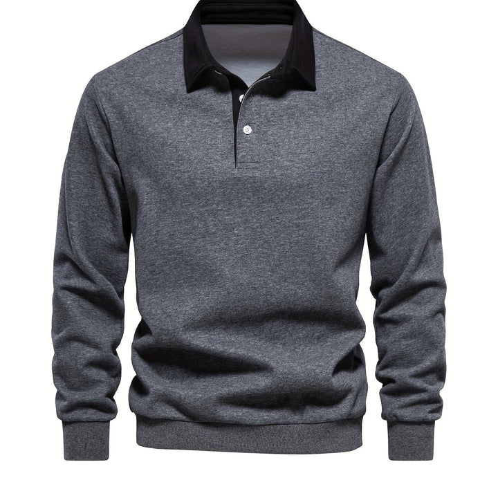 Dawid bluza polo z długim rękawem