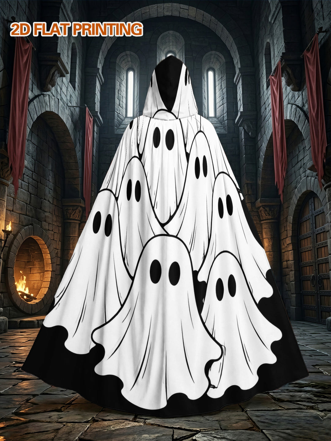 AlbertX | Peleryna z kapturem na Halloween