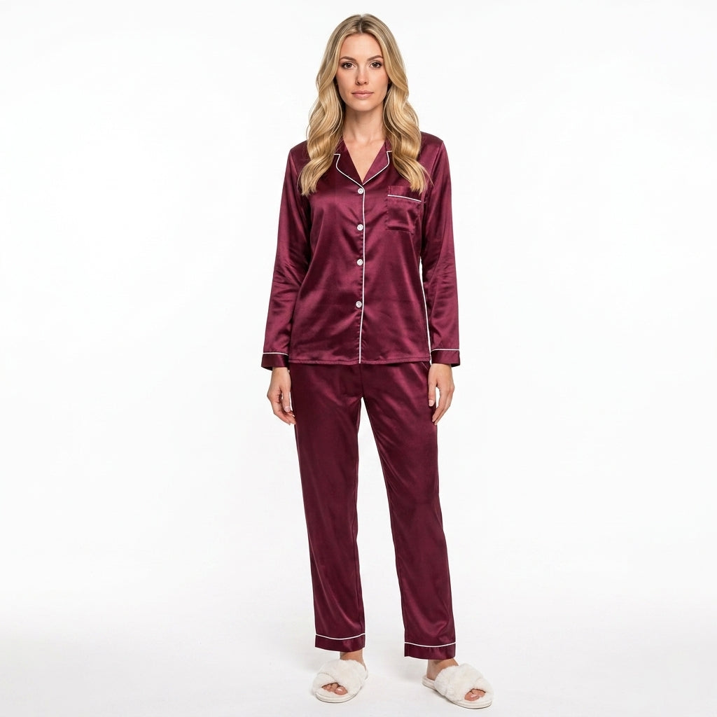 Honorata | Satynowy Komplet Dream Comfort