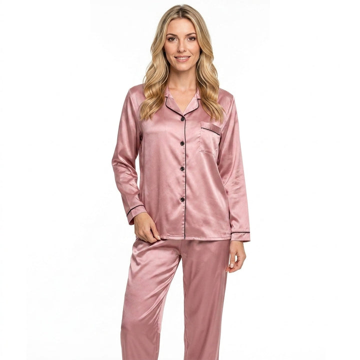 Honorata | Satynowy Komplet Dream Comfort