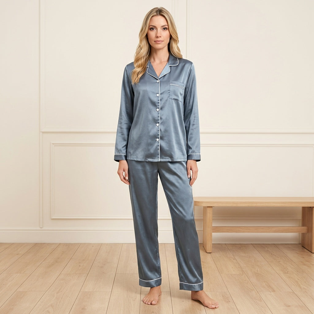 Honorata | Satynowy Komplet Dream Comfort