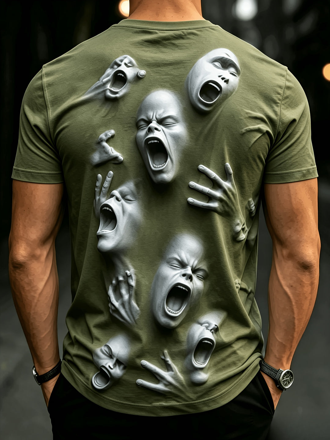 Benedykt | Męski t-shirt z nadrukiem