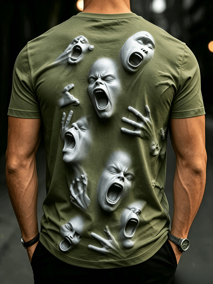 Benedykt | Męski t-shirt z nadrukiem
