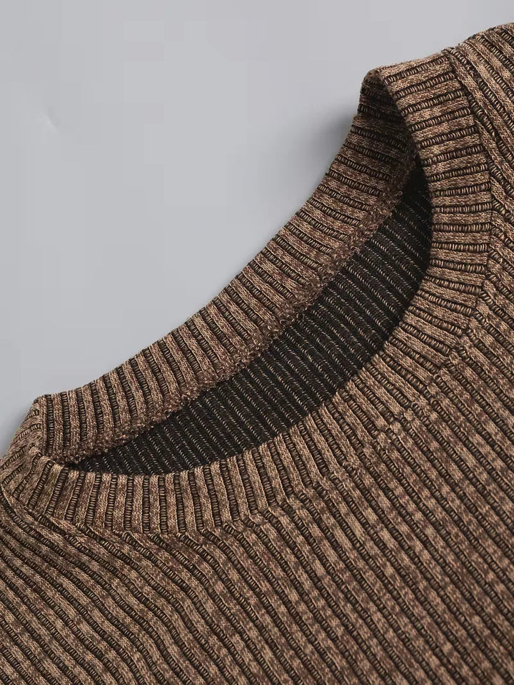 Alan | Męski T-Shirt z Fakturą Jacquard