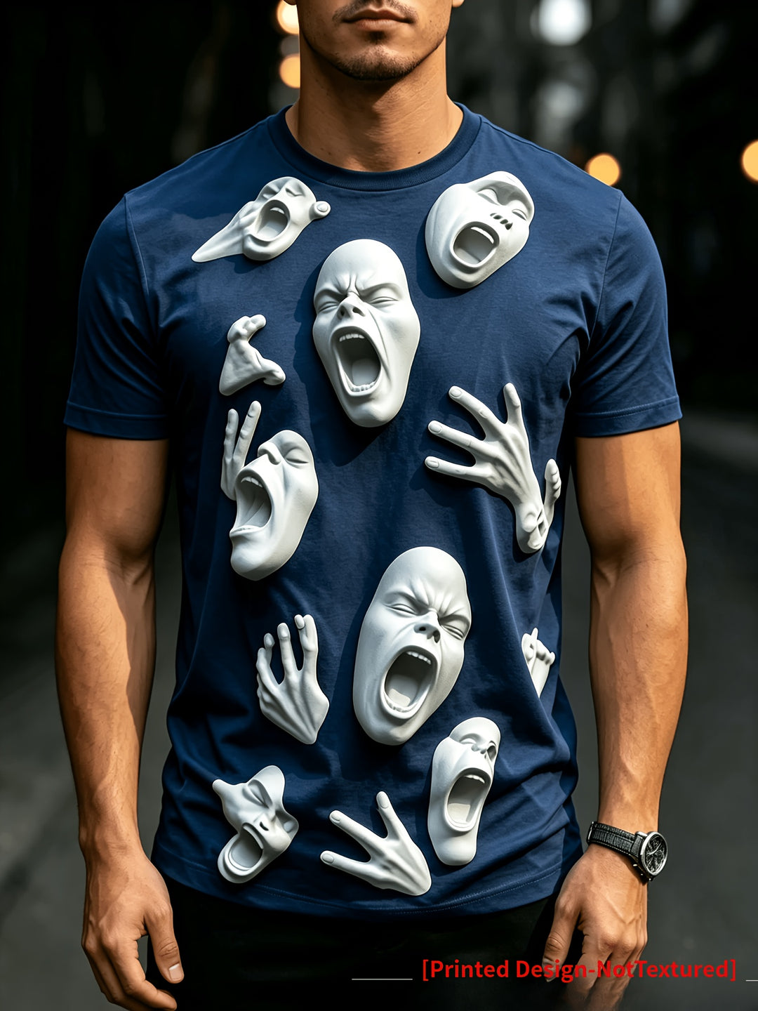 Benedykt | Męski t-shirt z nadrukiem