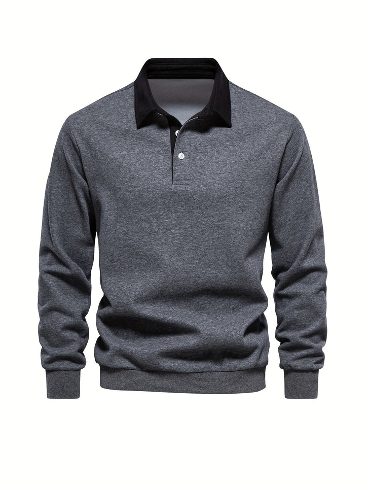 Dawid bluza polo z długim rękawem