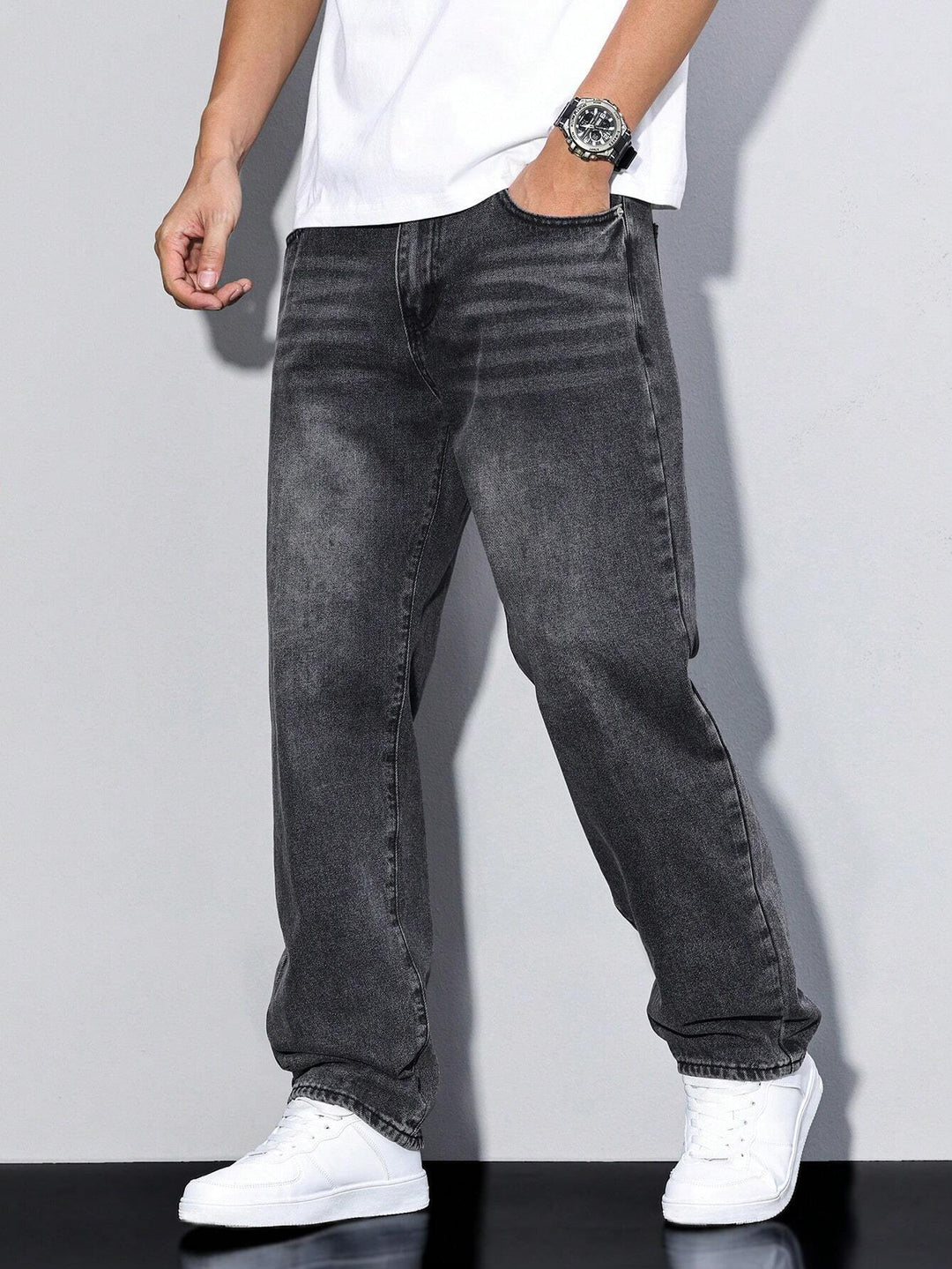 Kacper | Męskie Jeansy Loose Fit