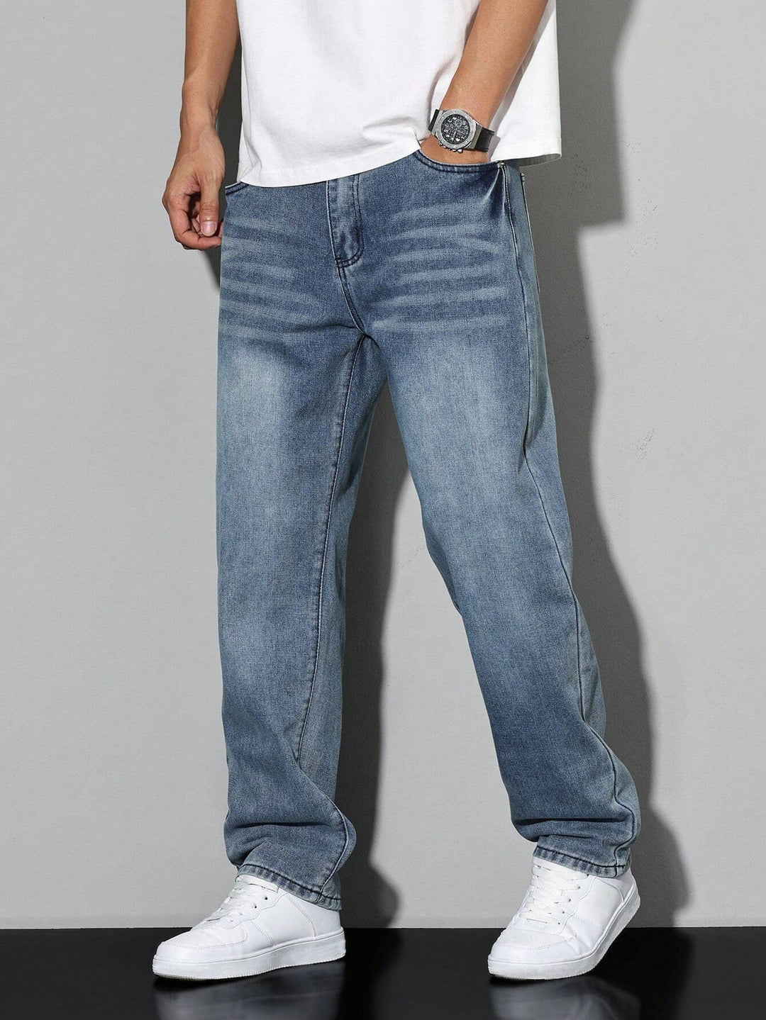Kacper | Męskie Jeansy Loose Fit