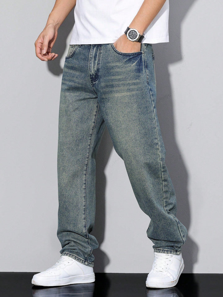 Kacper | Męskie Jeansy Loose Fit