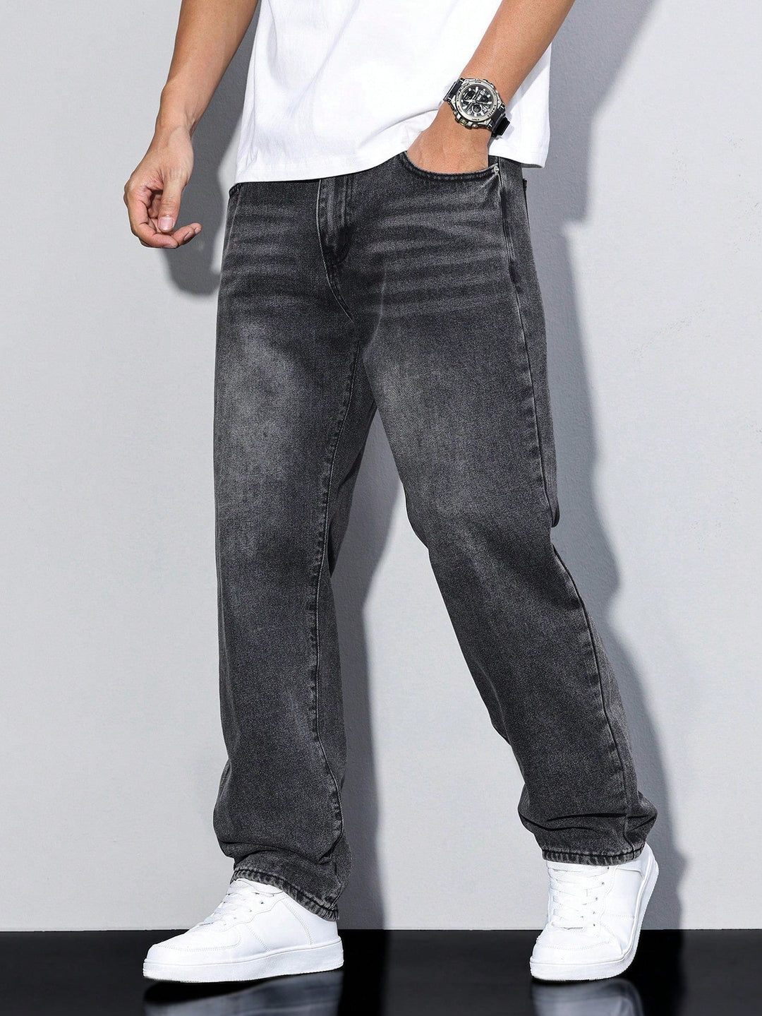 Kacper | Męskie Jeansy Loose Fit
