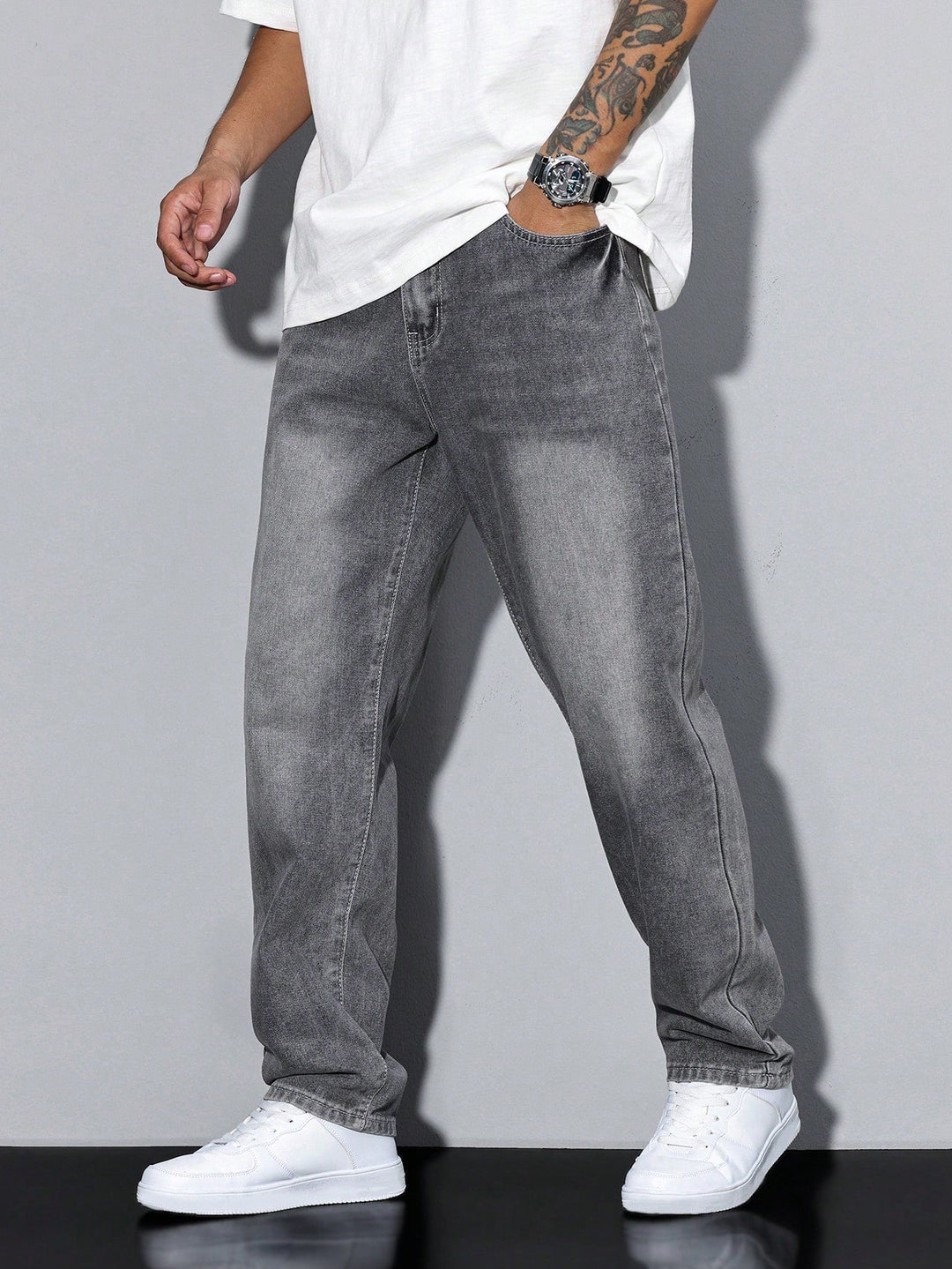 Kacper | Męskie Jeansy Loose Fit