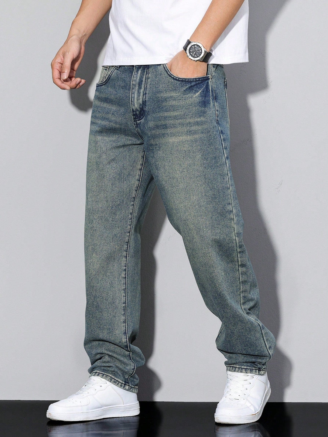 Kacper | Męskie Jeansy Loose Fit