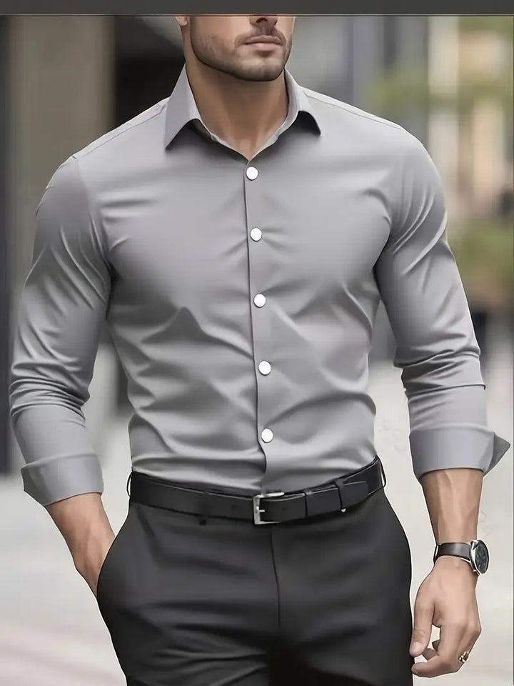 Mateusz | Elegancka Koszula Biznesowa Męska Slim Fit