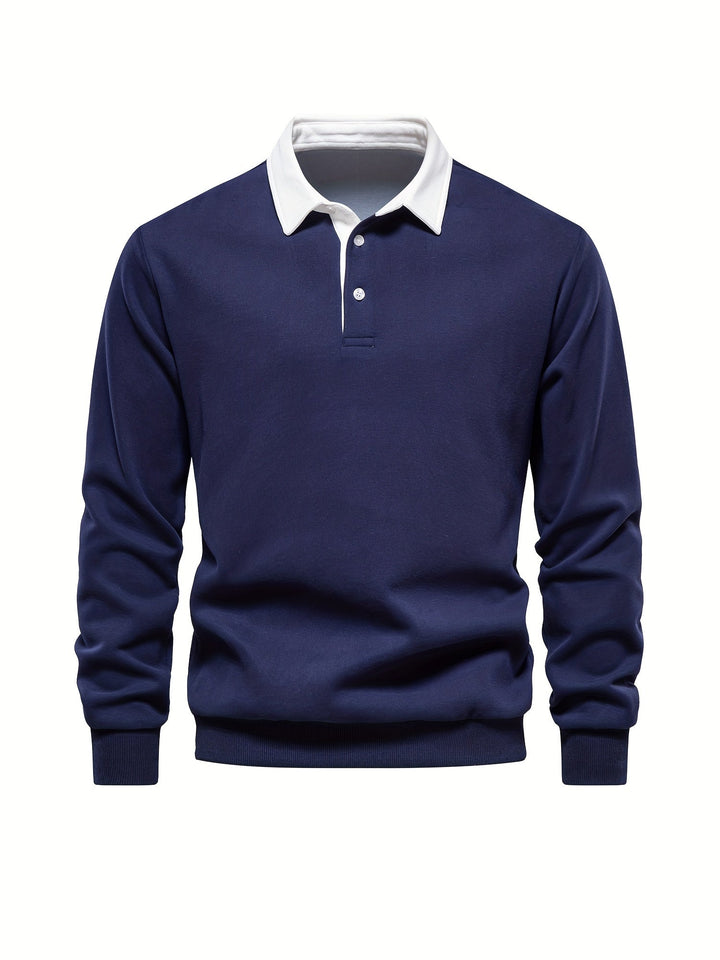 Dawid bluza polo z długim rękawem