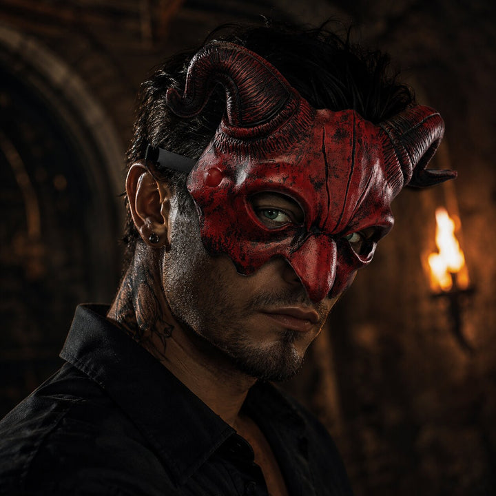 Glyph | Maska demona z rogami
