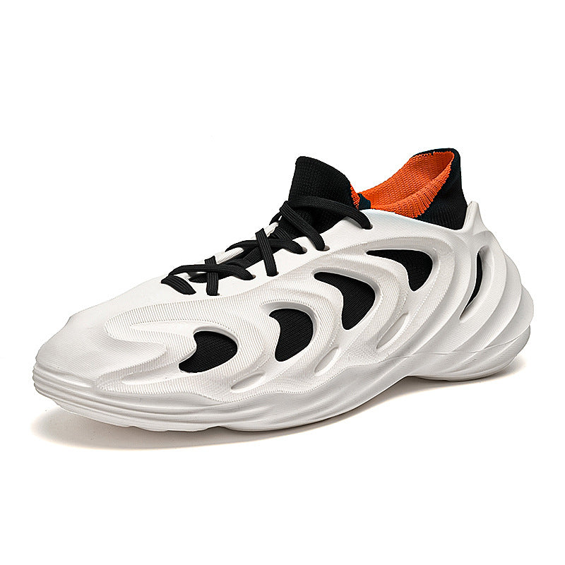 Męskie sneakersy loafery w kilku kolorach, widok z boku