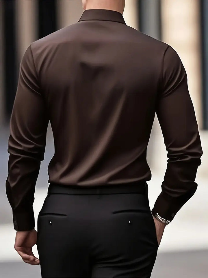 Mateusz | Elegancka Koszula Biznesowa Męska Slim Fit