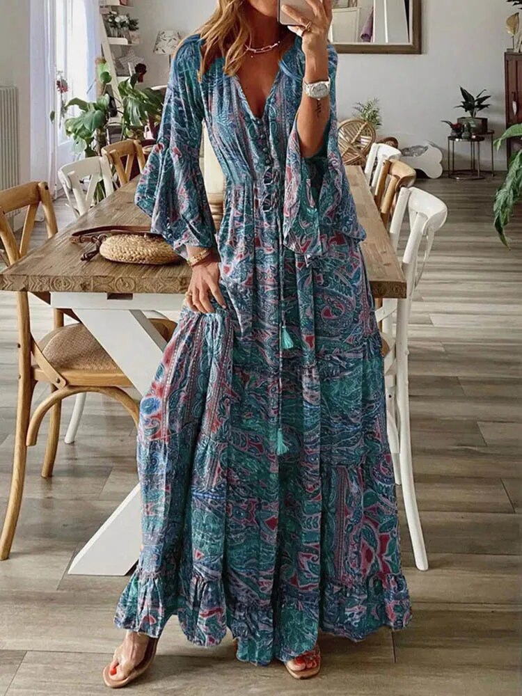 Kalina | Długa Sukienka Boho
