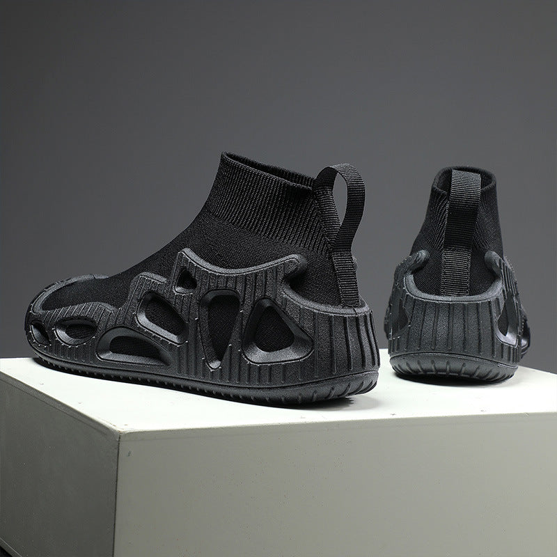 Męskie sneakersy loafery w kilku kolorach, widok z boku