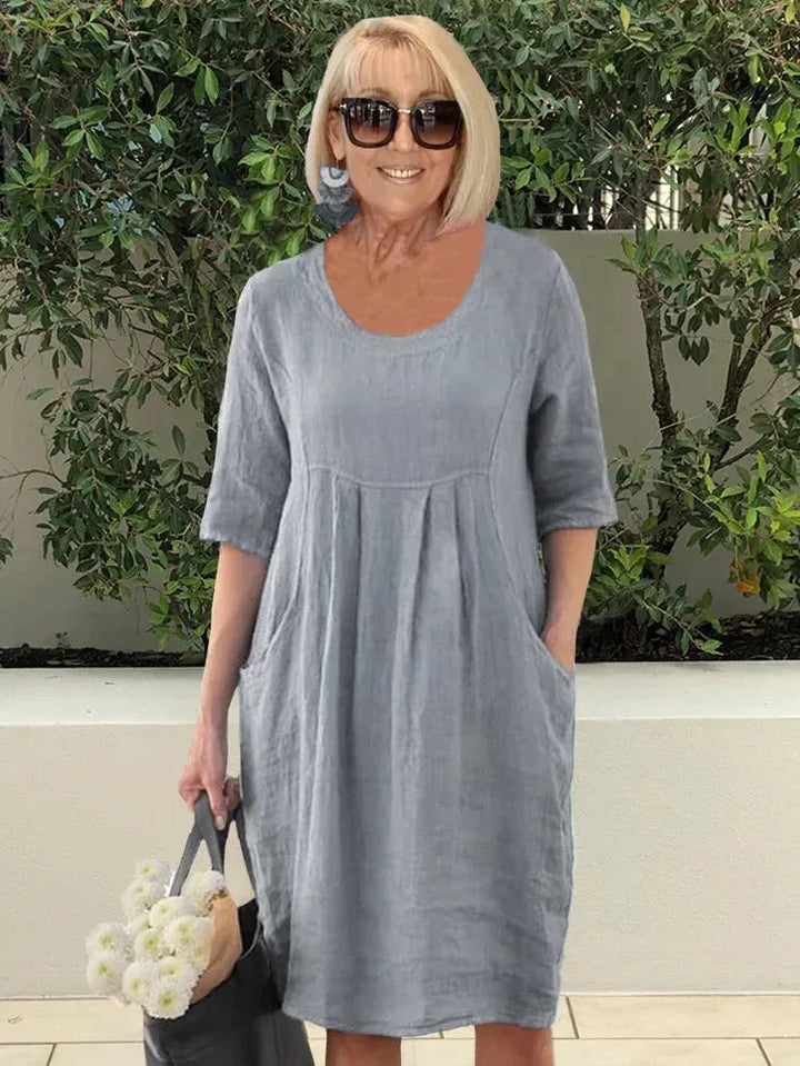 Irena | Elegancka Sukienka Midi na Lato