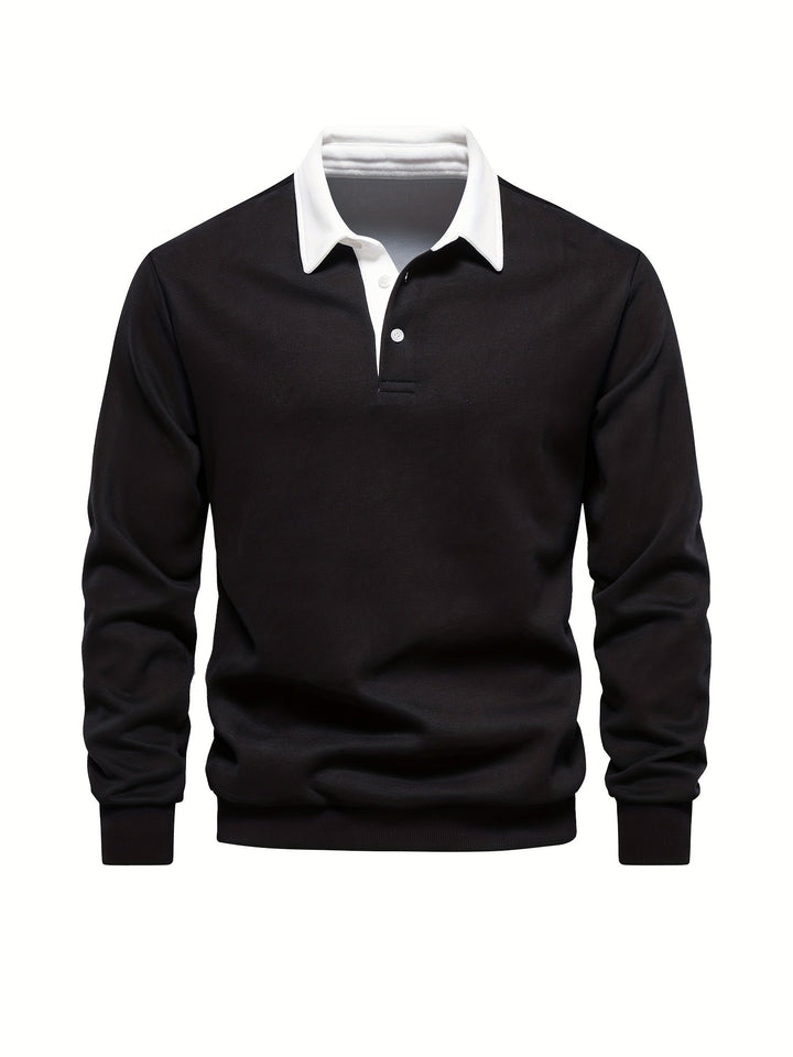 Dawid bluza polo z długim rękawem