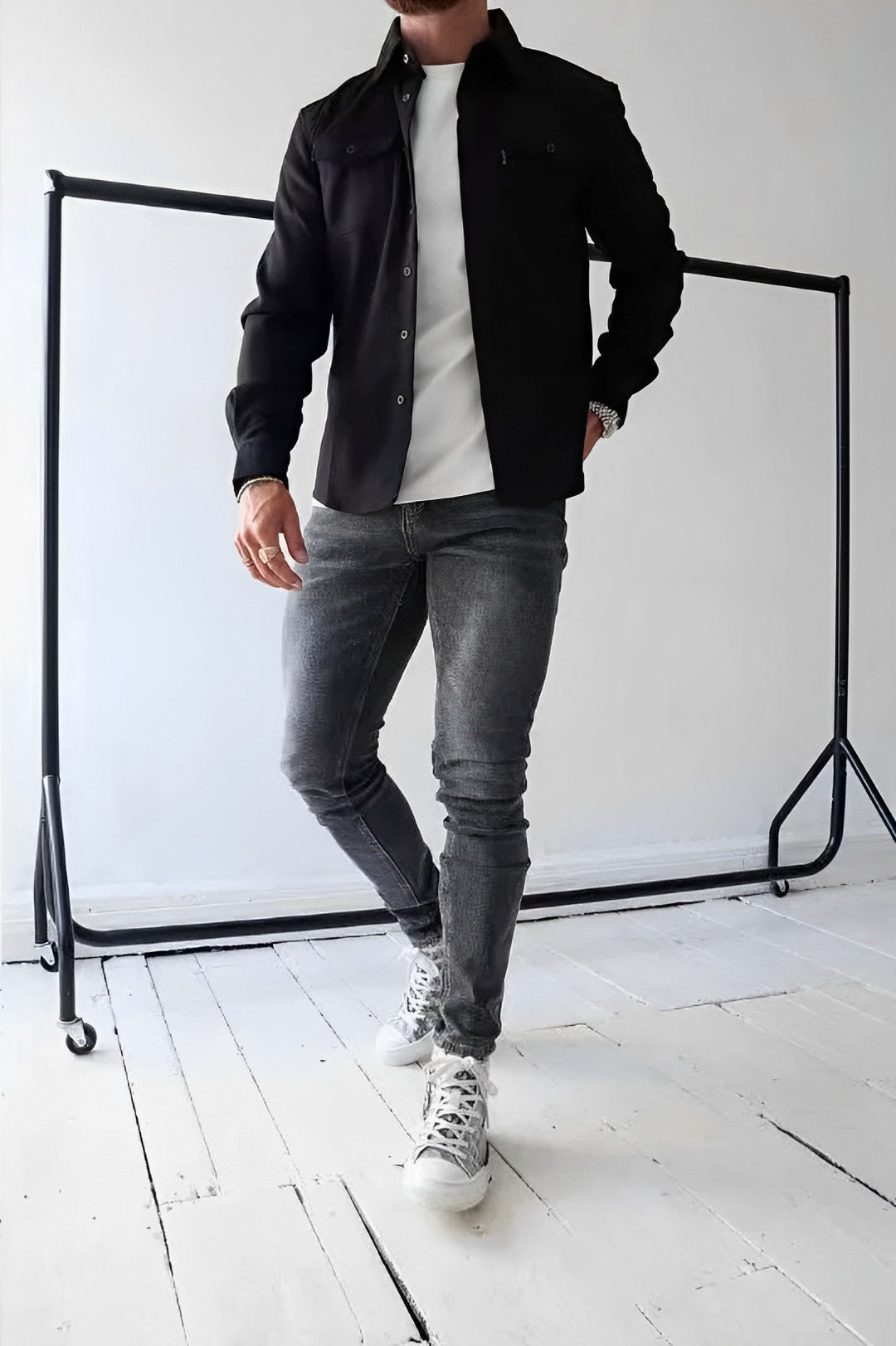 Kacper | beżowa koszula casual