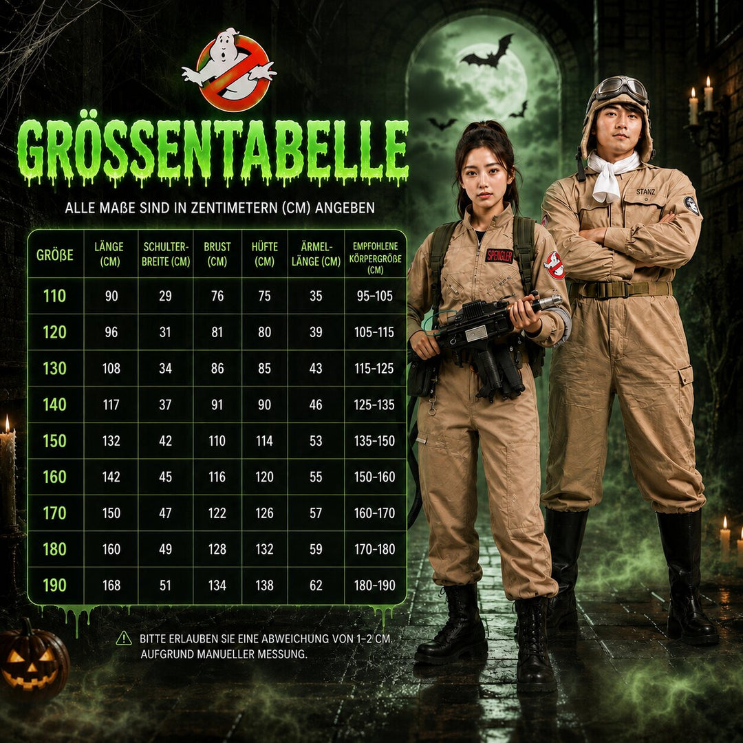 Ash81 | Kostium Ghostbusters dzieci i dorośli