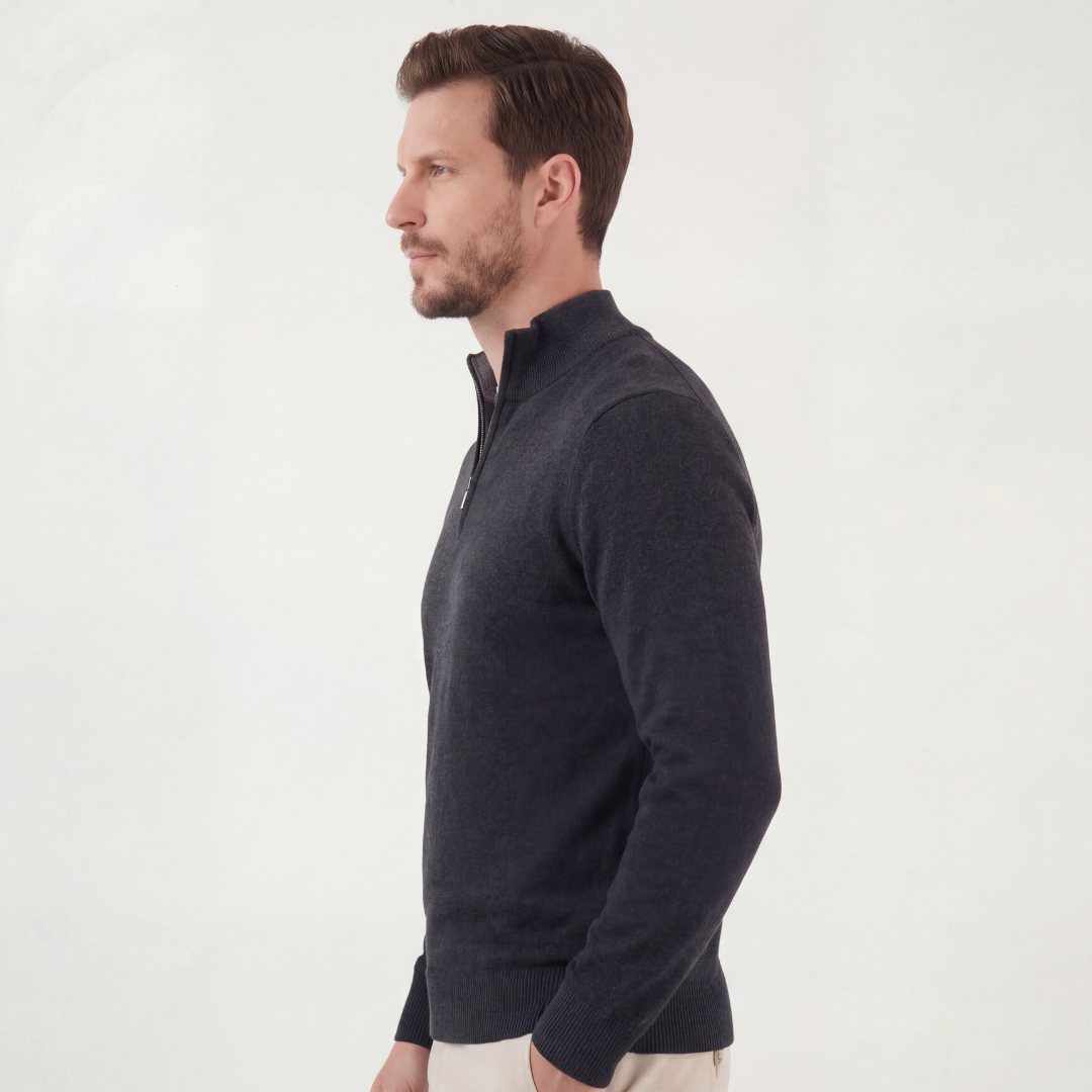 Henryk | Sweter Half Zip Everyday Knit