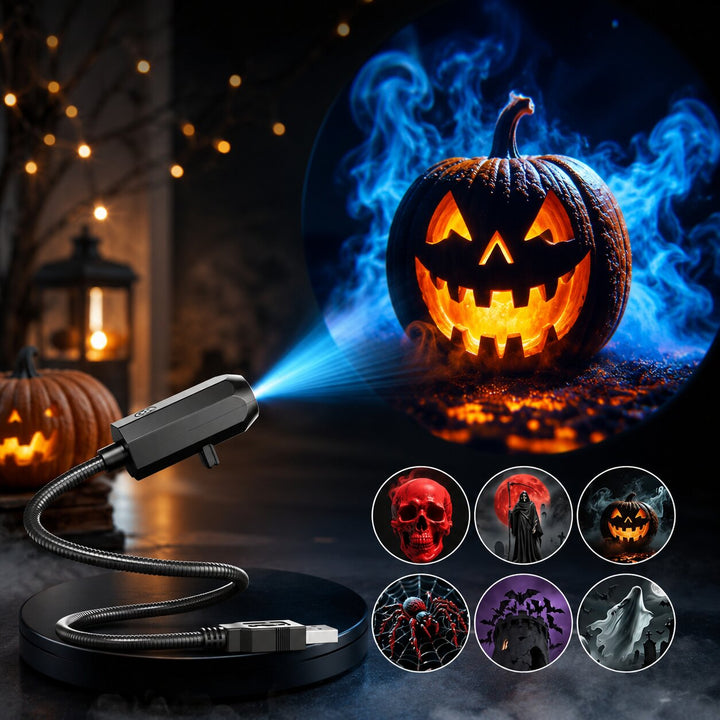 Cedar | Projektor Halloween z 6 motywami