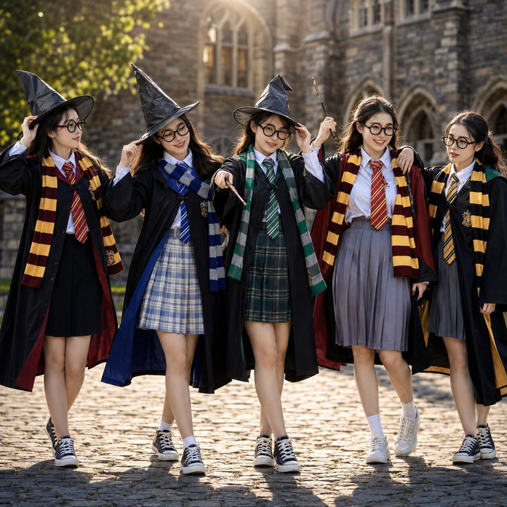Sol | Kostium z peleryną w stylu Hogwarts