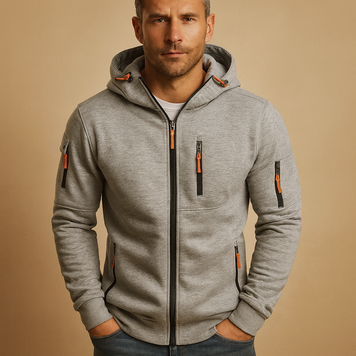 Patryk | Bluza Męska z Kapturem na Zamek